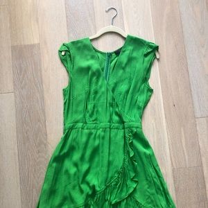 J Crew Short Cap Sleeve V Neck Dress size 4
